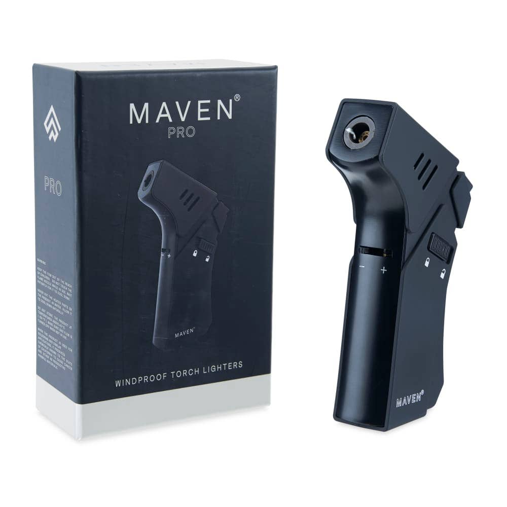 Maven Pro Butane Torch Lighter: Sunset Orange