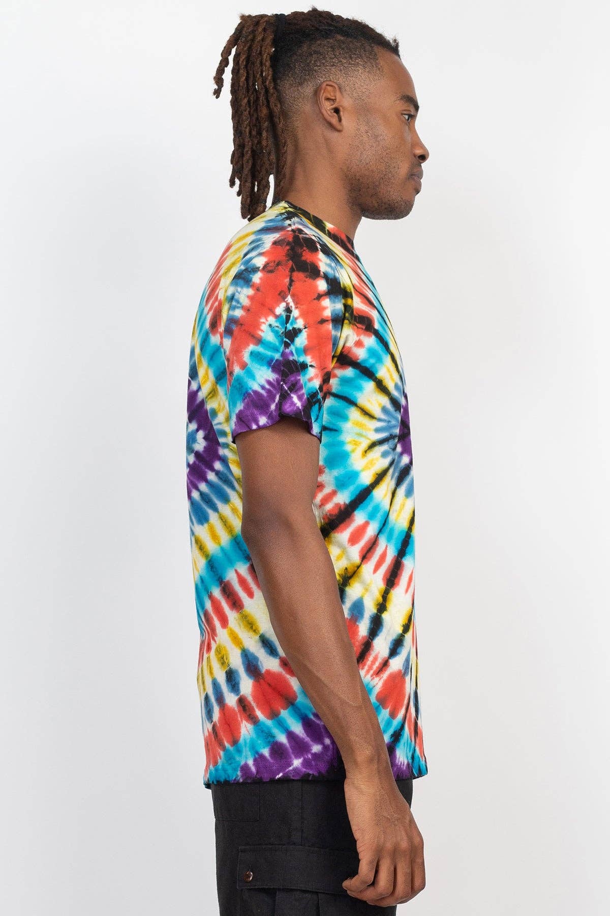 Unisex Diamond Tie-dye T-Shirt: Earth / Medium
