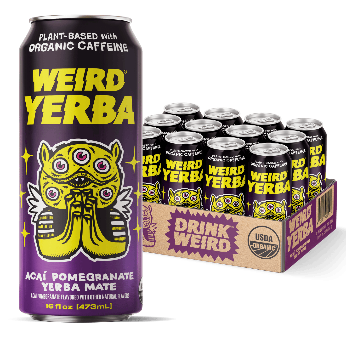 Organic Acai Pomegranate Yerba Mate