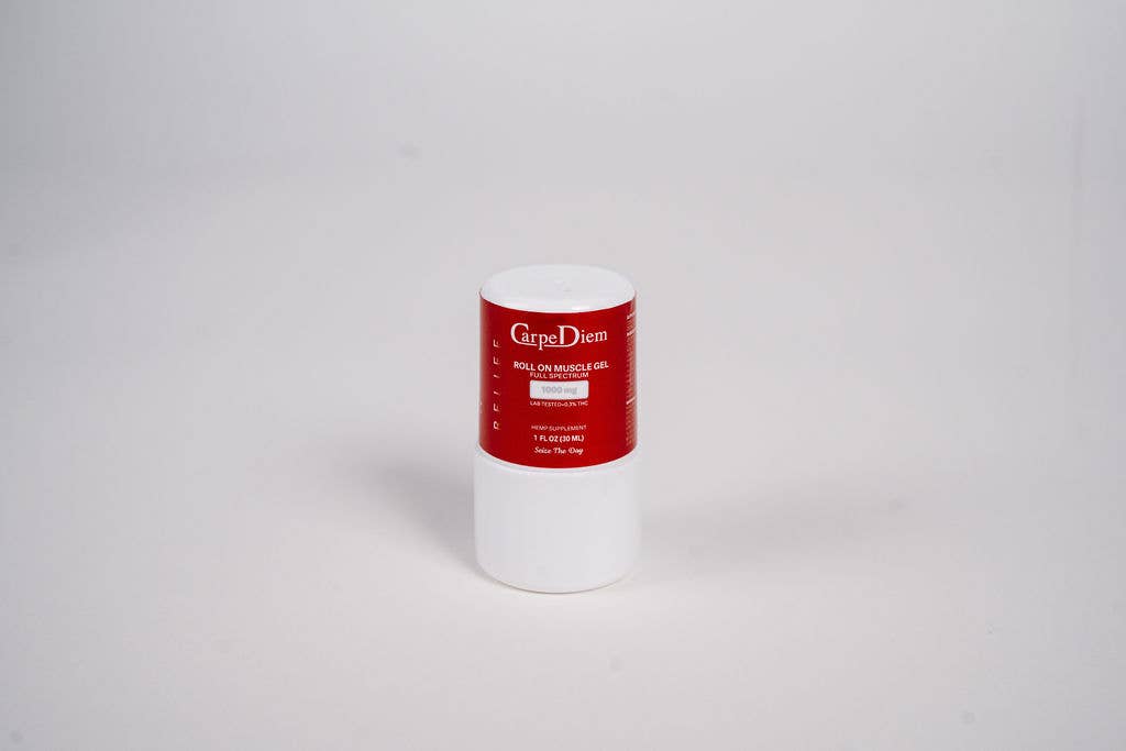 Relief CBD Gel Roll On - 1000mg Full Spectrum in 1oz