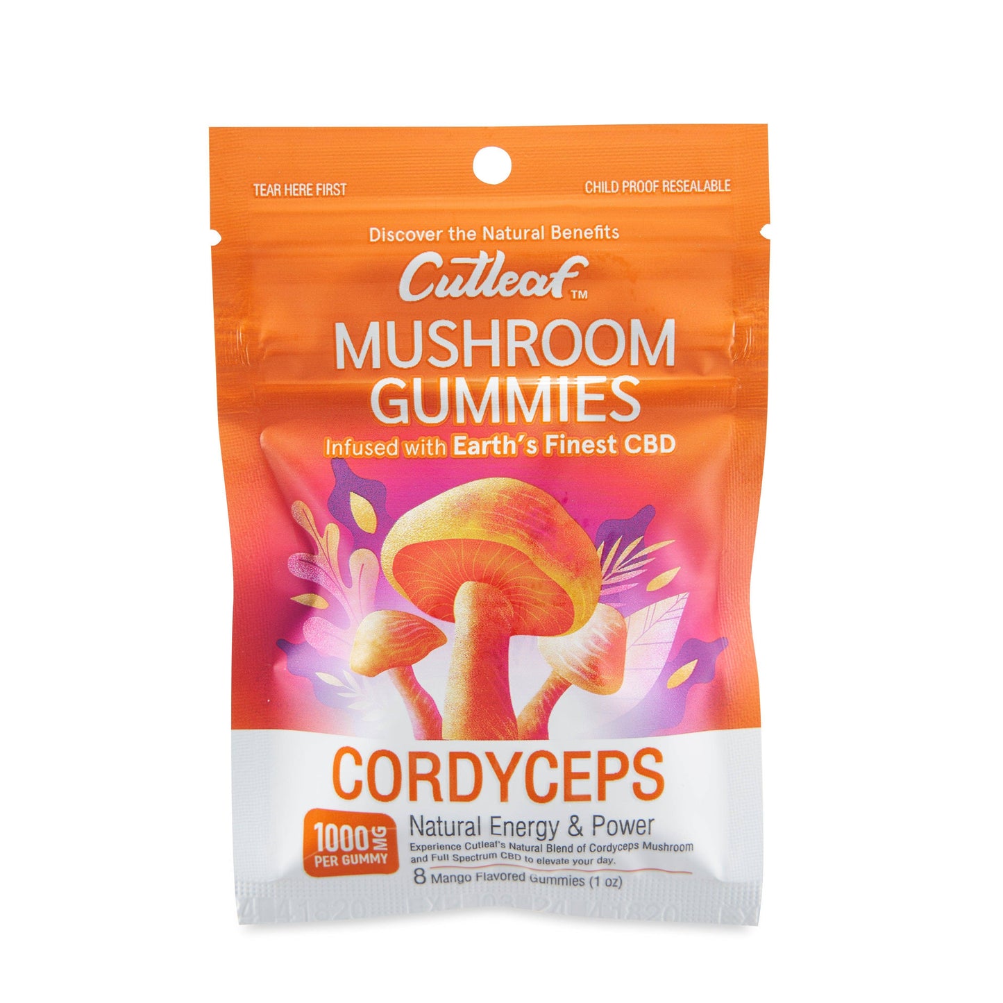 Cutleaf Exotics 1000mg Mushroom Gummies Nighttime