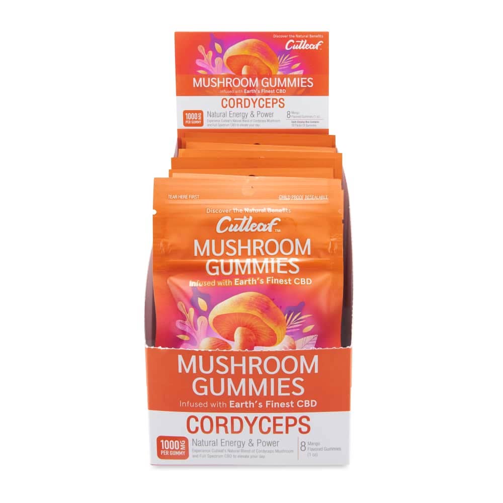 Cutleaf Exotics 1000mg Mushroom Gummies Nighttime