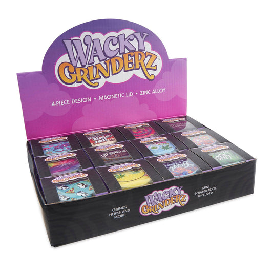 Wacky Grinderz 4pc 55mm Grinders - DukeCityHerbs