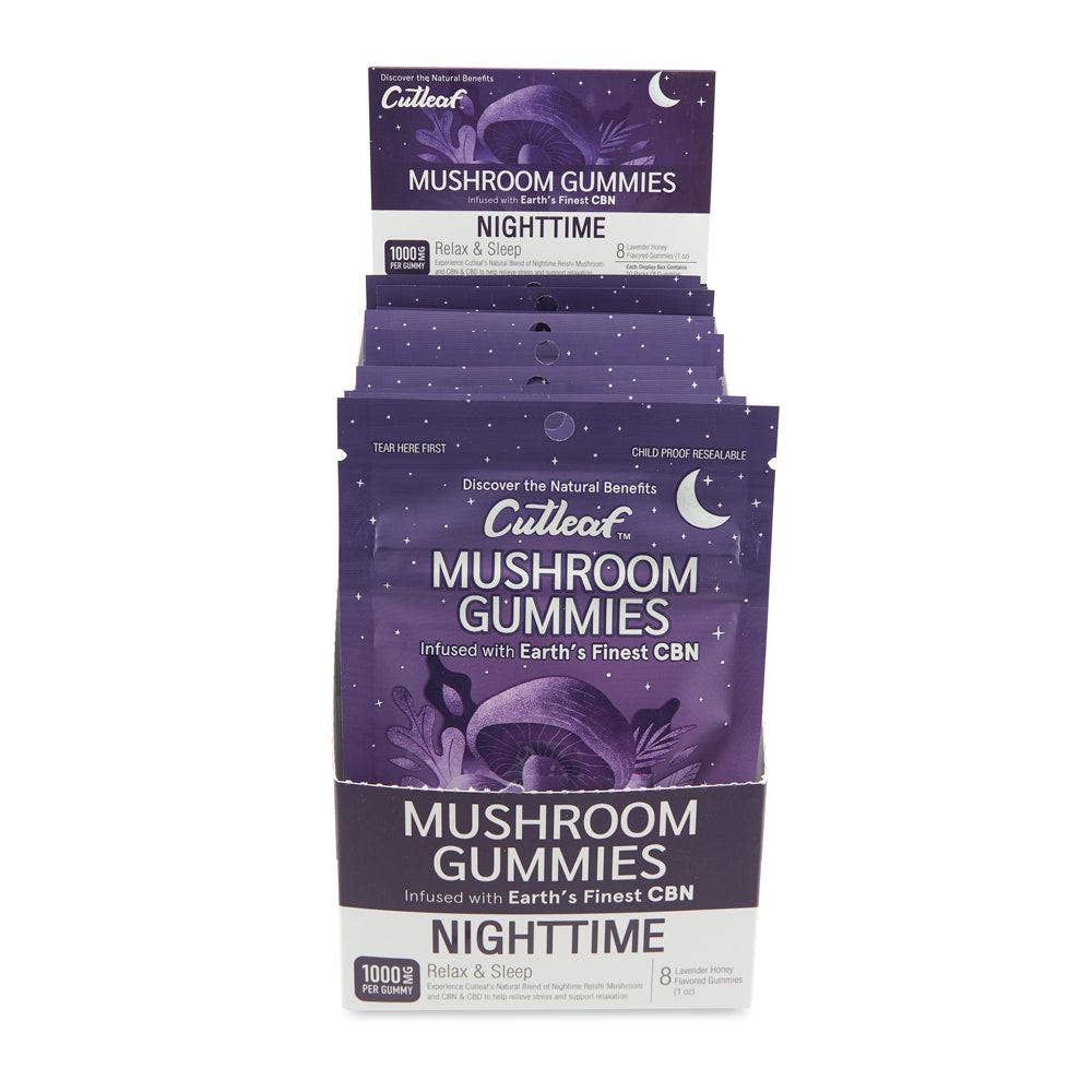 Cutleaf Exotics 1000mg Mushroom Gummies Nighttime