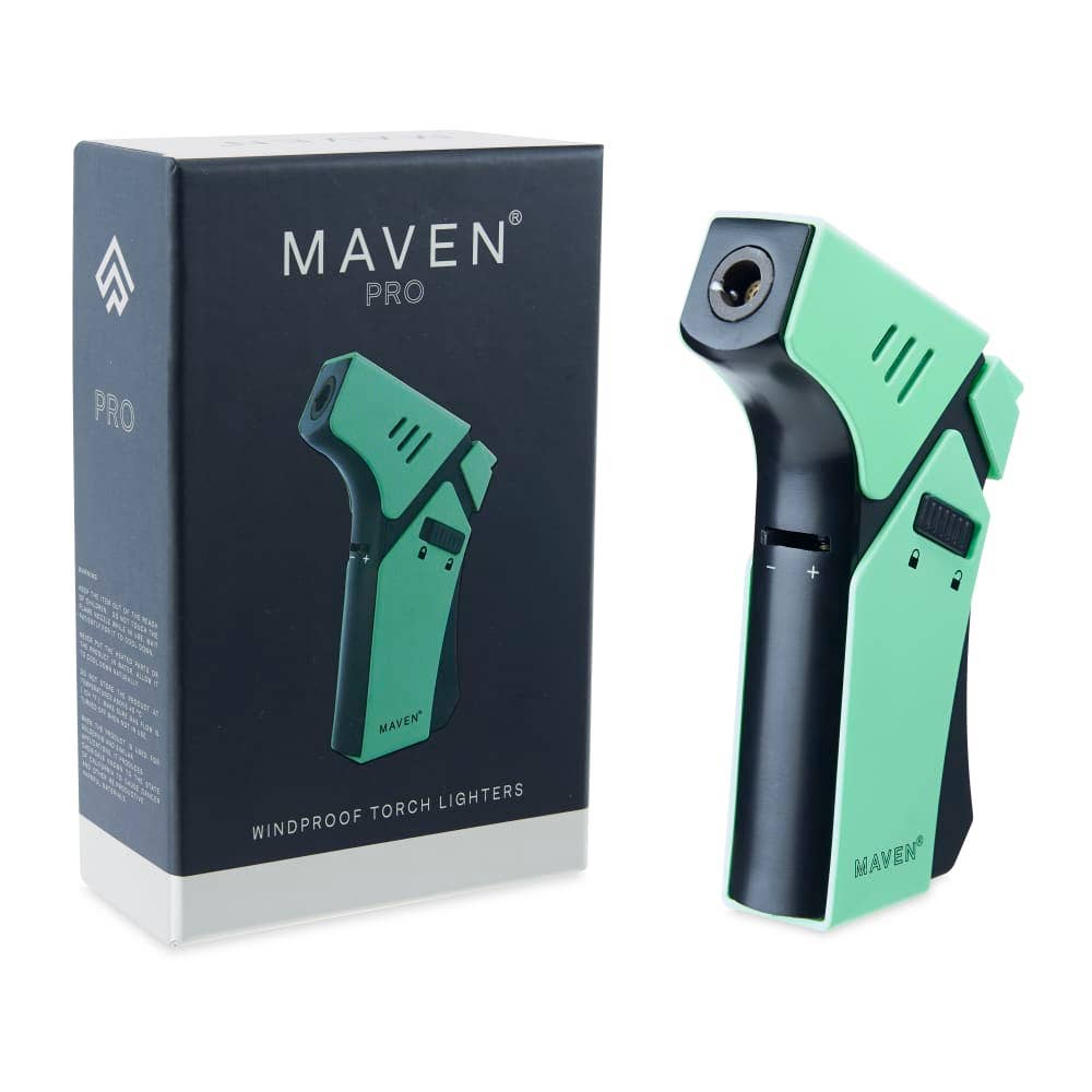 Maven Pro Butane Torch Lighter: Sunset Orange