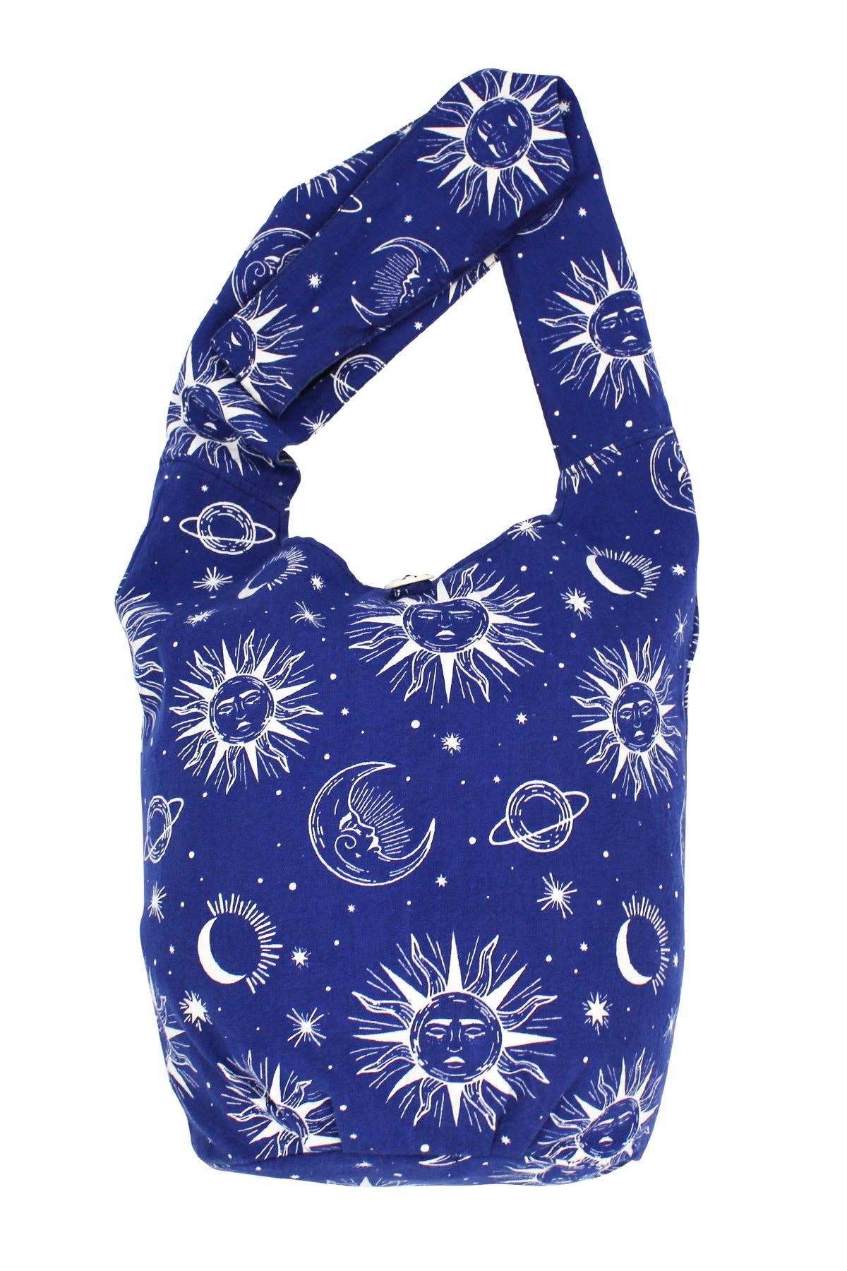 Boho Printed shoulder Bag: Sage / One Size