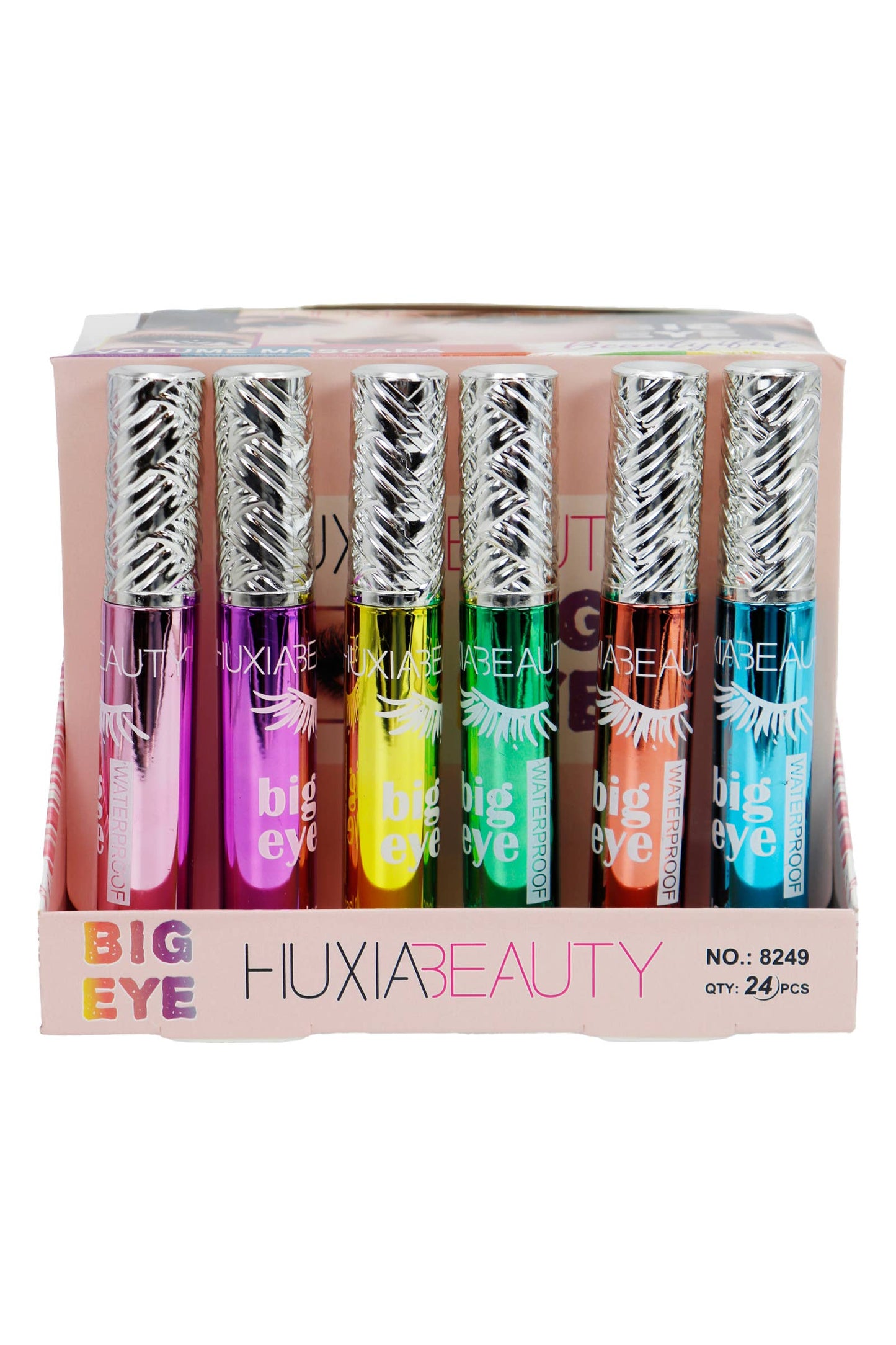 Big Eye Volume Tubing Eyelash Mascara - 24 pcs