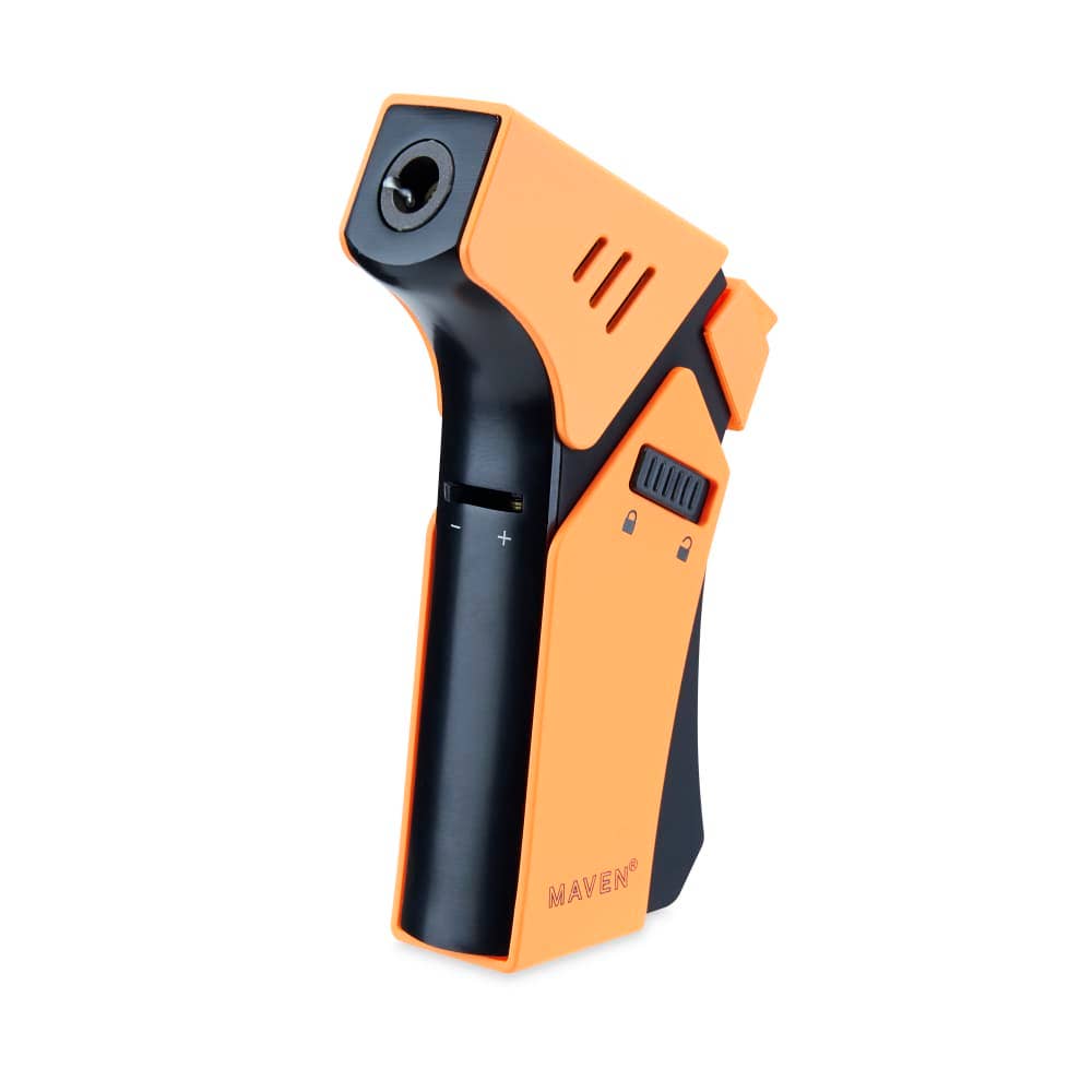 Maven Pro Butane Torch Lighter: Sunset Orange