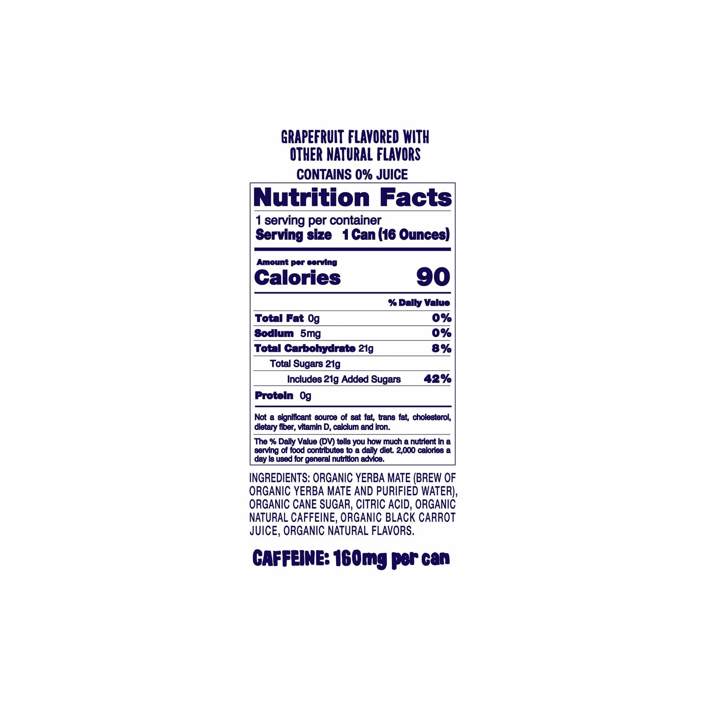 Organic Grateful Grapefruit Yerba Mate - DukeCityHerbs