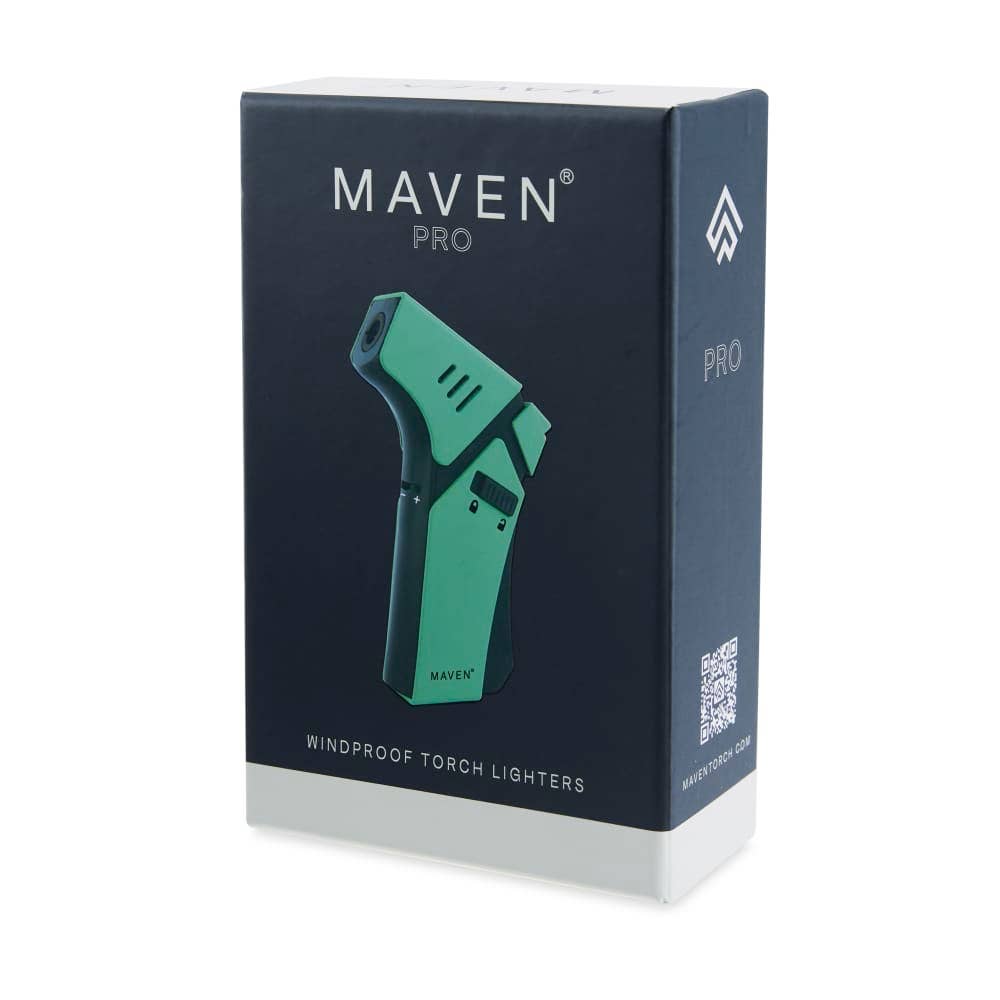Maven Pro Butane Torch Lighter: Neon Green
