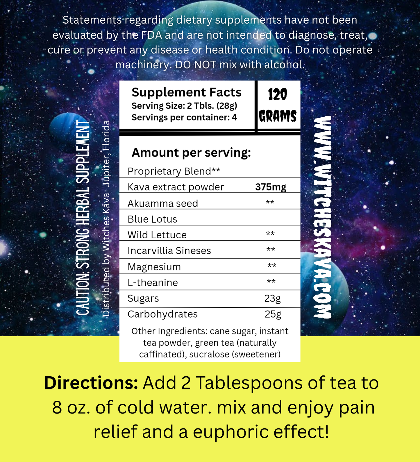 KAVA MIXES - (kava & herb blend):1 oz