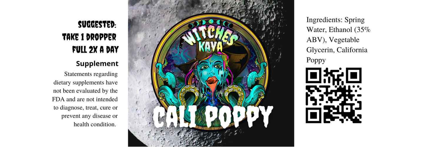 California Poppy Liquid Extract: 15mL bottle