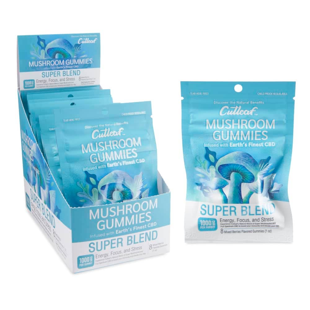Cutleaf Exotics 1000mg Mushroom Gummies Nighttime