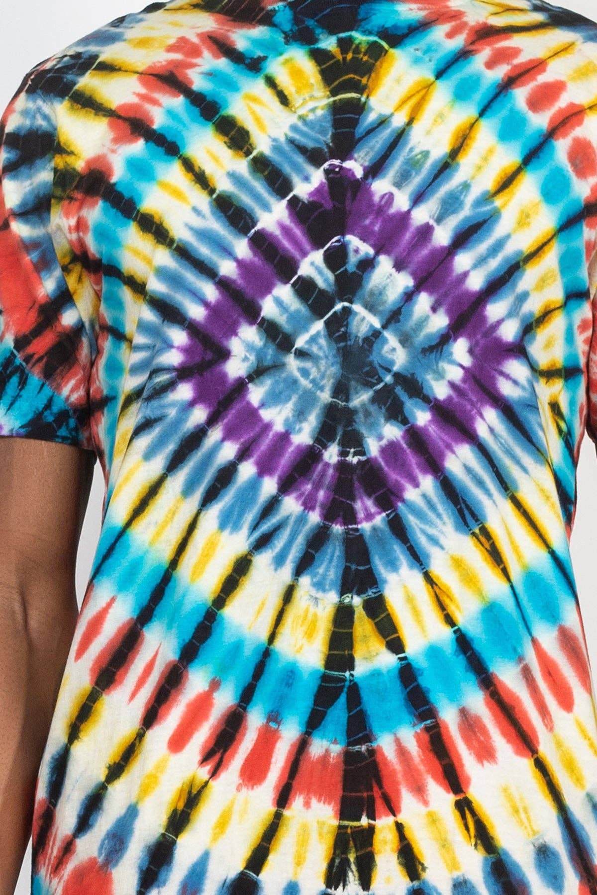 Unisex Diamond Tie-dye T-Shirt: Earth / X-Large