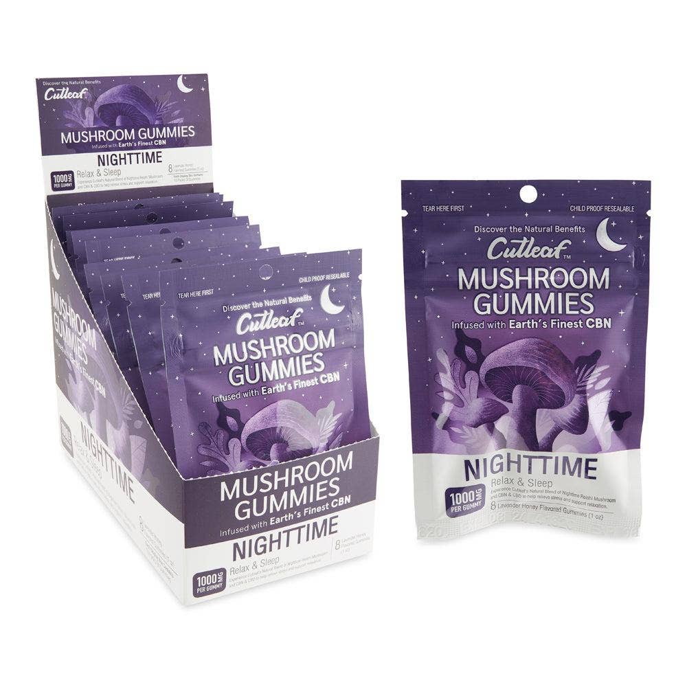 Cutleaf Exotics 1000mg Mushroom Gummies Nighttime