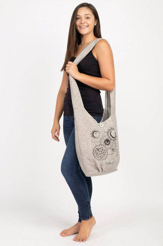 Harmonious Higher Being Cotton Bag: Astrological / One Size - DukeCityHerbs
