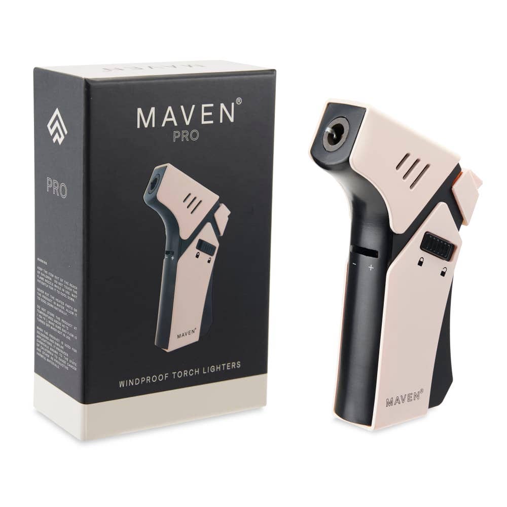 Maven Pro Butane Torch Lighter: Sunset Orange