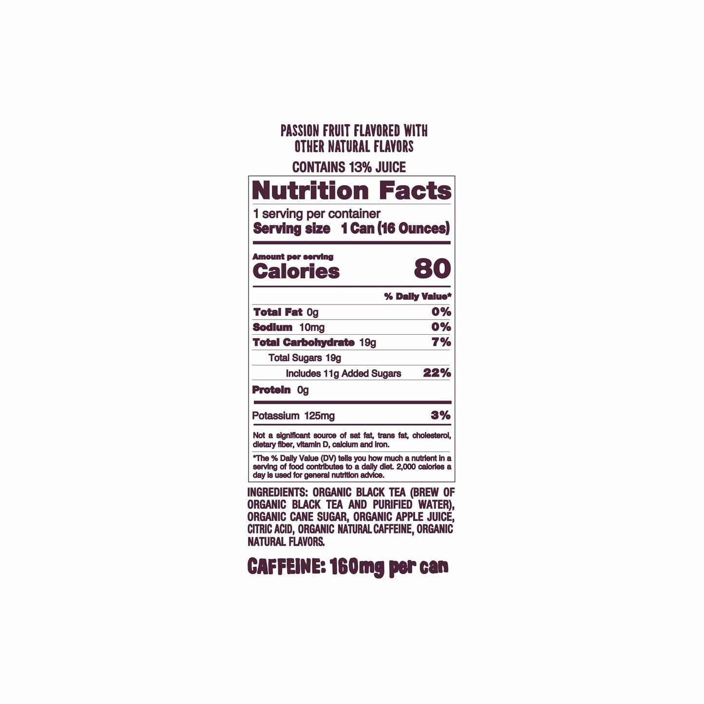 Organic Passion Fruit Black Iced Tea