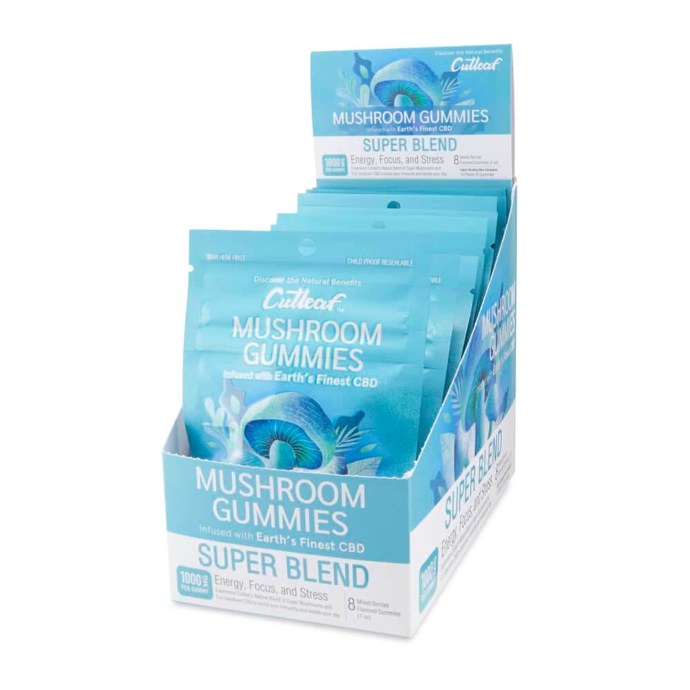 Cutleaf Exotics 1000mg Mushroom Gummies Nighttime