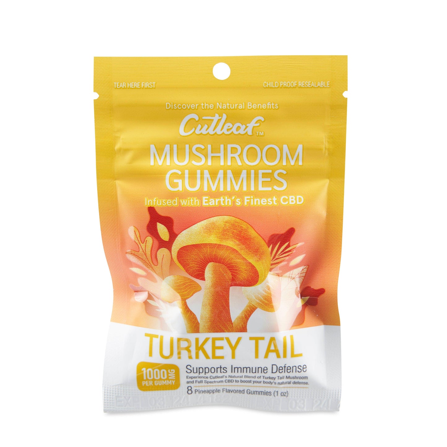 Cutleaf Exotics 1000mg Mushroom Gummies Nighttime