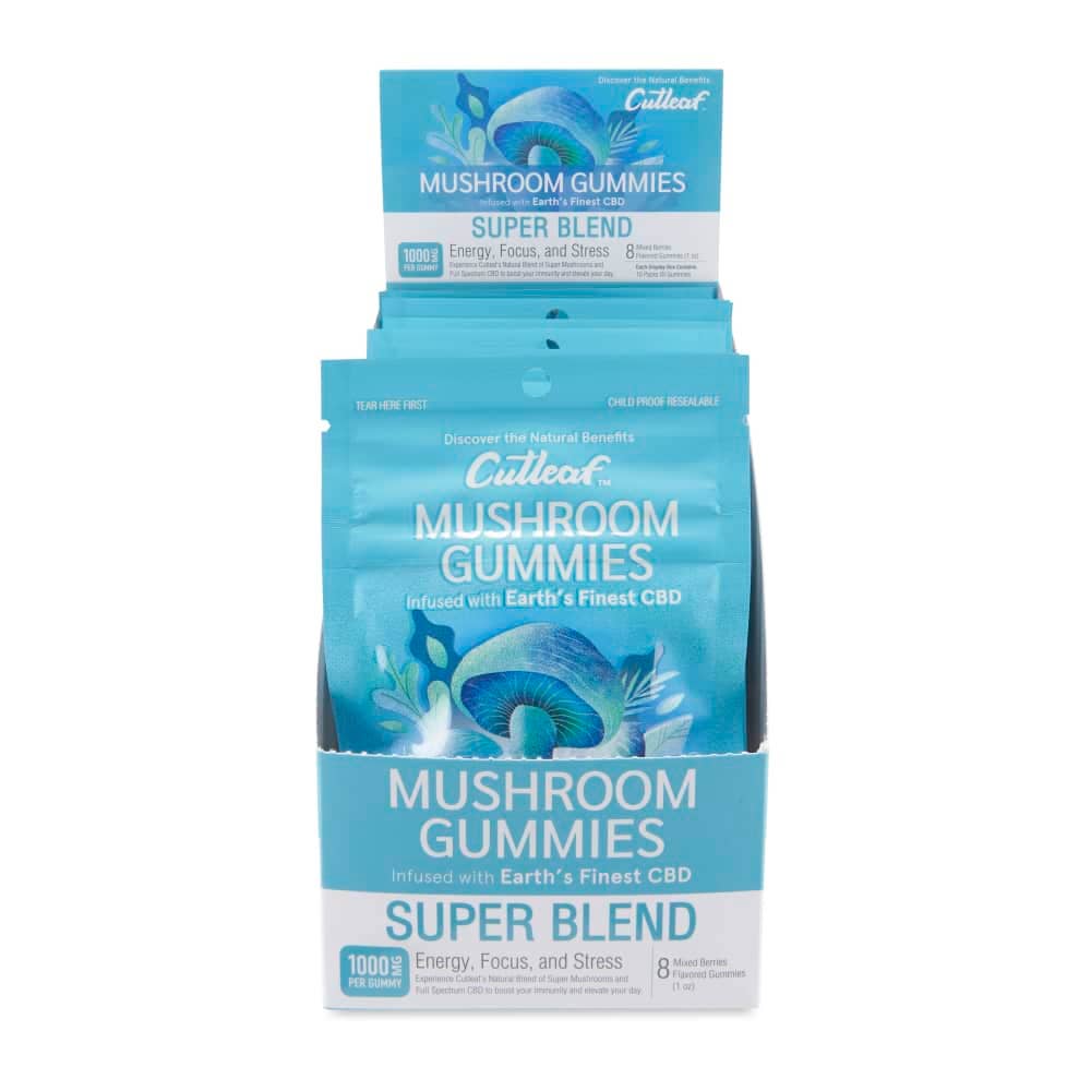 Cutleaf Exotics 1000mg Mushroom Gummies Nighttime