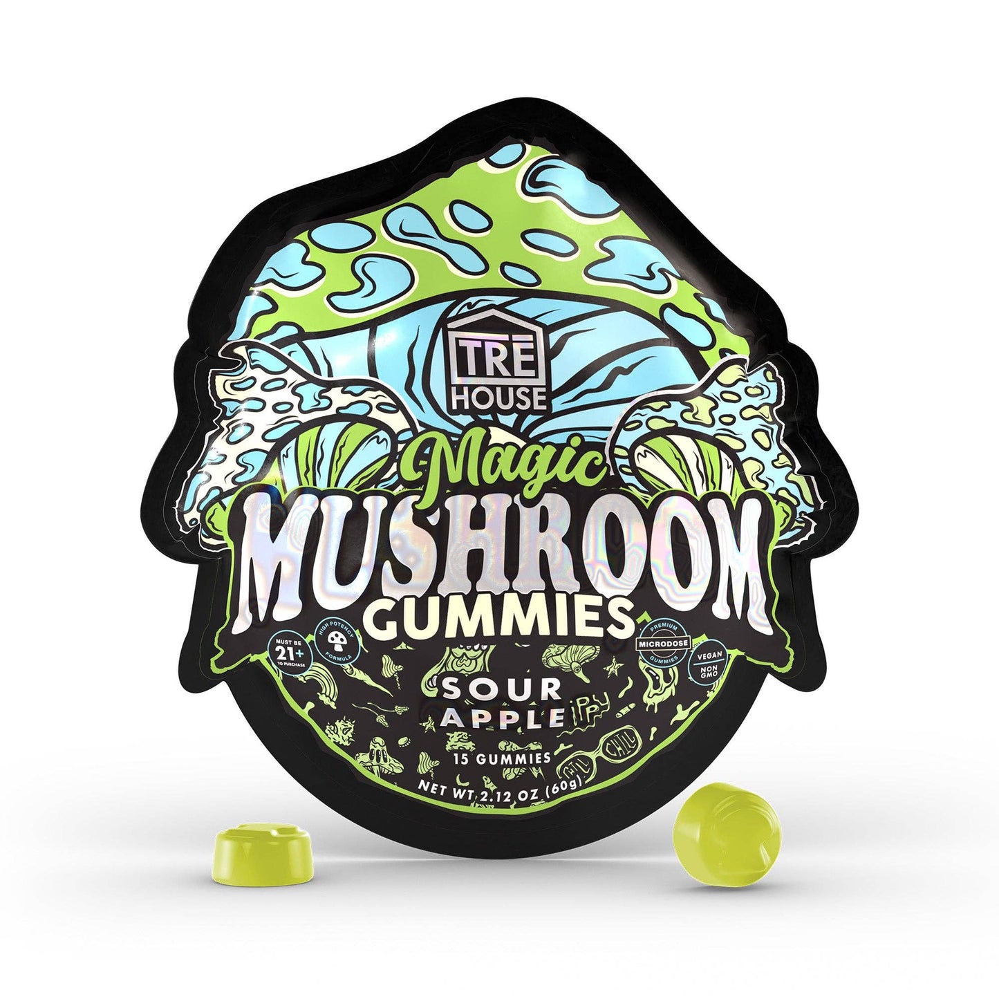 Tre House 15pk Gummies – 10ct: Sour Apple