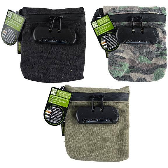 Smokezilla Smell Proof Canvas Lock Bag Assortment- 6/Display: Wholesale Price