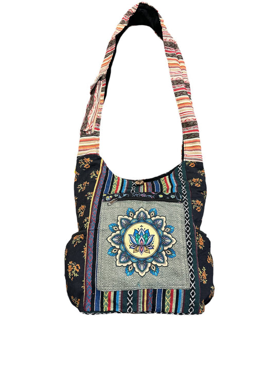 Cotton Mandala Lotus Hobo Bag KFC2718