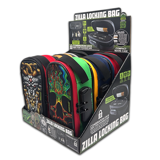 ZILLA LOCKING STASH BAG 6 PIECES PER DISPLAY