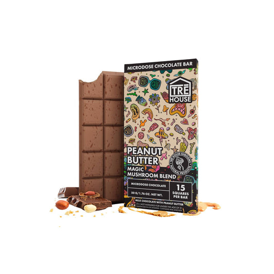 Tre House Mushroom Chocolate Bar – Peanut Butter Chocolate