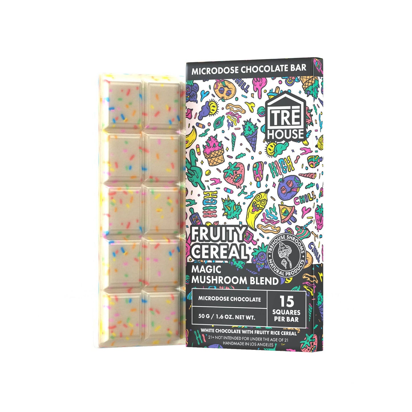 Tre House Mushroom Chocolate Bar –  Fruity Cereal