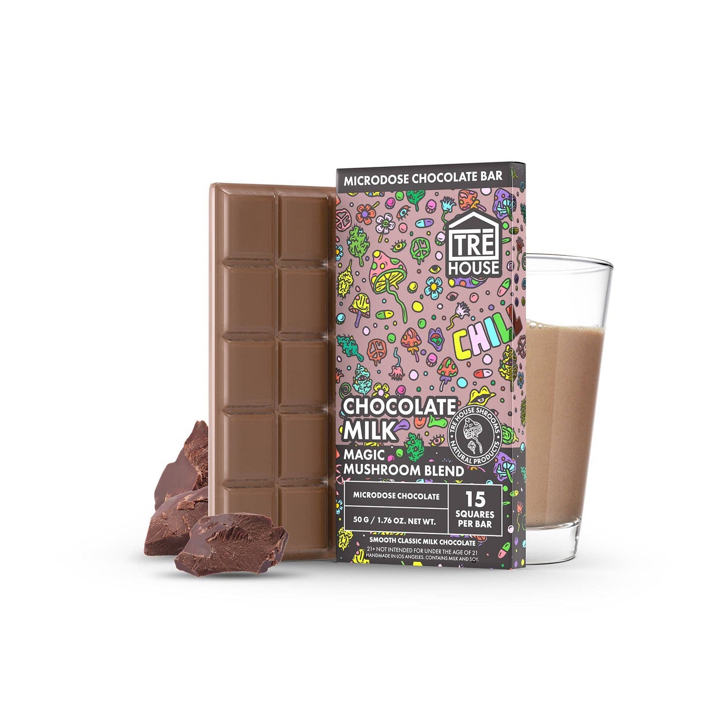 Tre House Mushroom Chocolate Bar –  Fruity Cereal