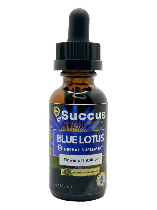 Blue Lotus Tincture - The Flower of Intuition (High Potency) : Alcohol Extract / 1 fl oz
