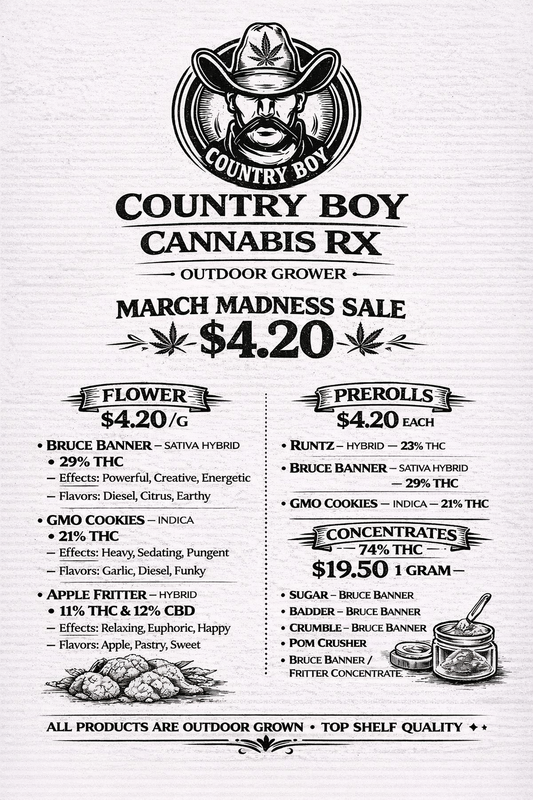 Country Boy Cannabis RX - DukeCityHerbs