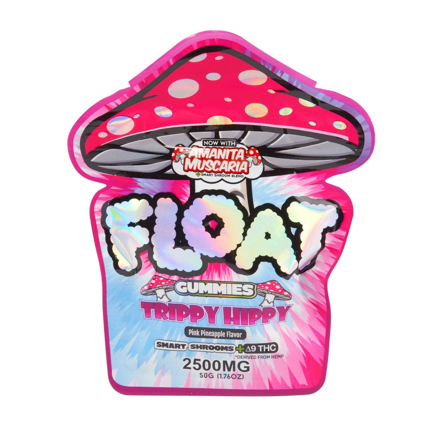 Float 2500mg Mushroom Gummies – 10ct: Tropical Trip