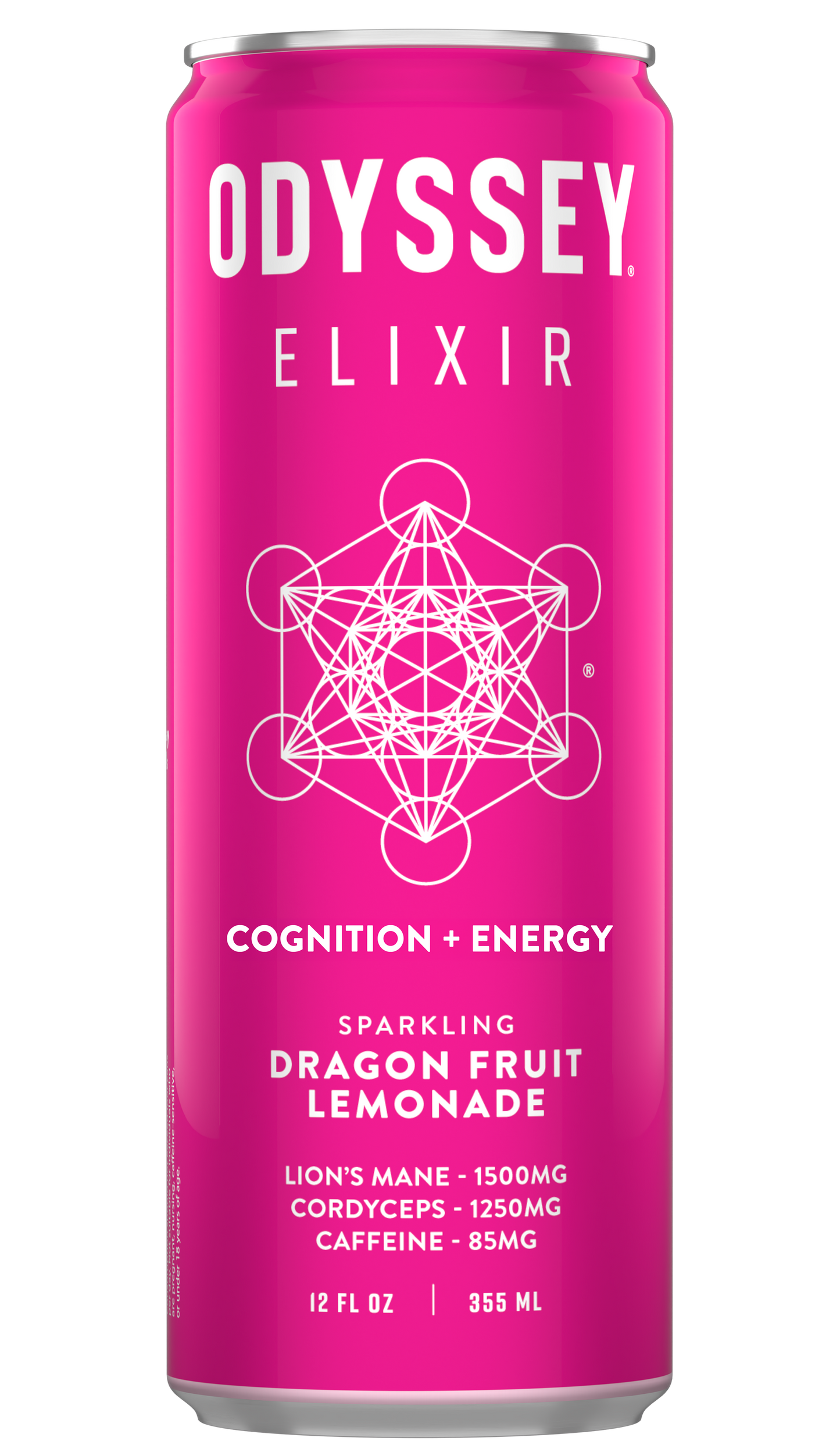 Dragon Fruit Lemonade 85mg Sparkling Mushroom Energy