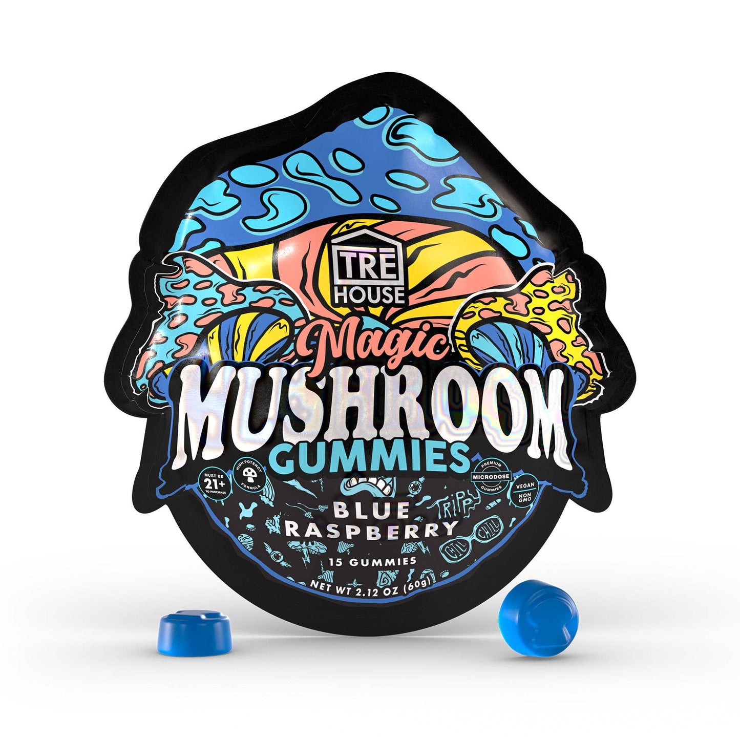 Tre House 15pk Mushroom Gummies –: Strawberry Dream