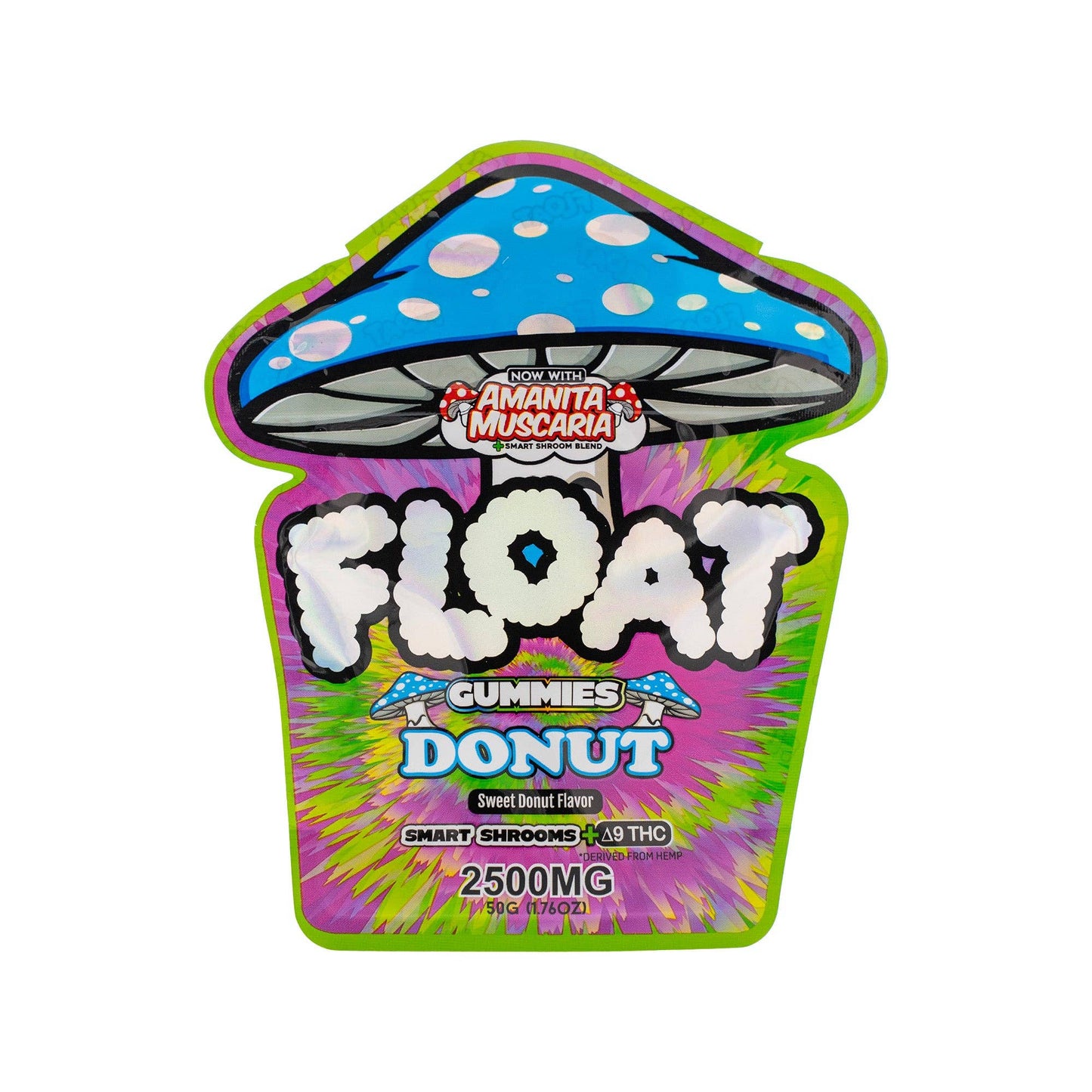 Float 2500mg Mushroom Gummies – 10ct: Tropical Trip