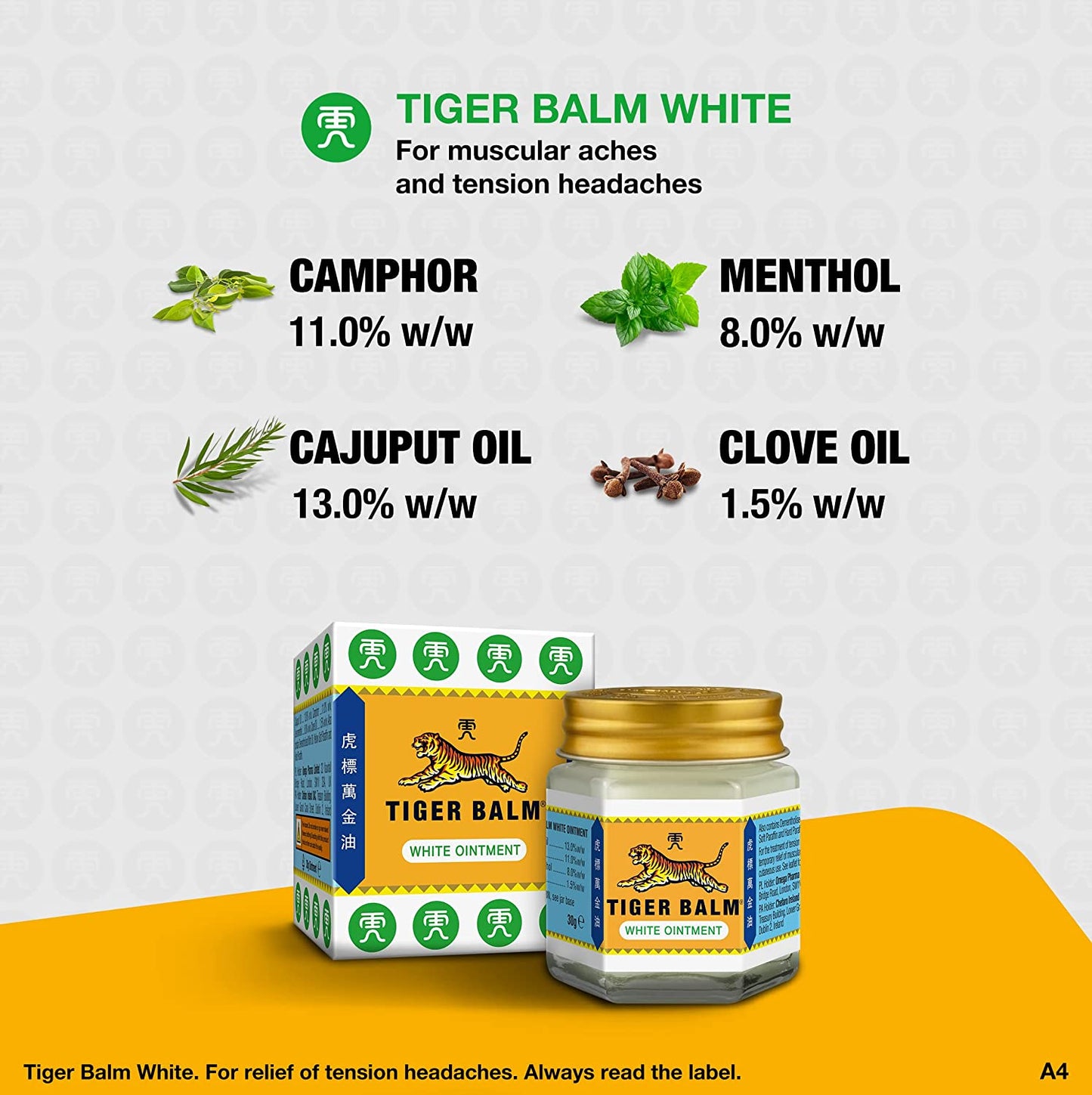 Tiger Balm White Ointment 21 ml - DukeCityHerbs