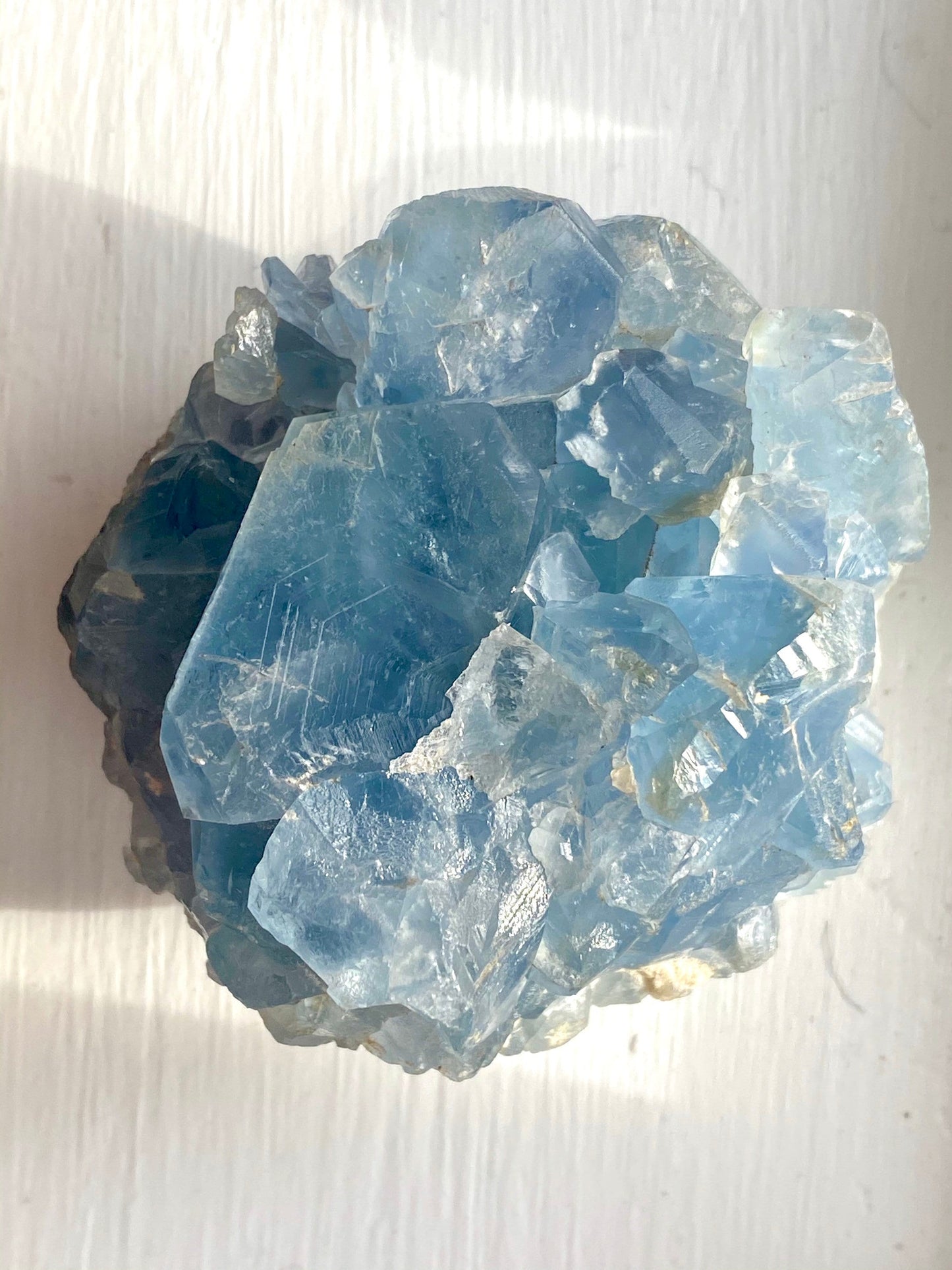 Celestite Cluster - Crystal Clusters - Celestite Raw Crystals - Celestite Egg - DukeCityHerbs