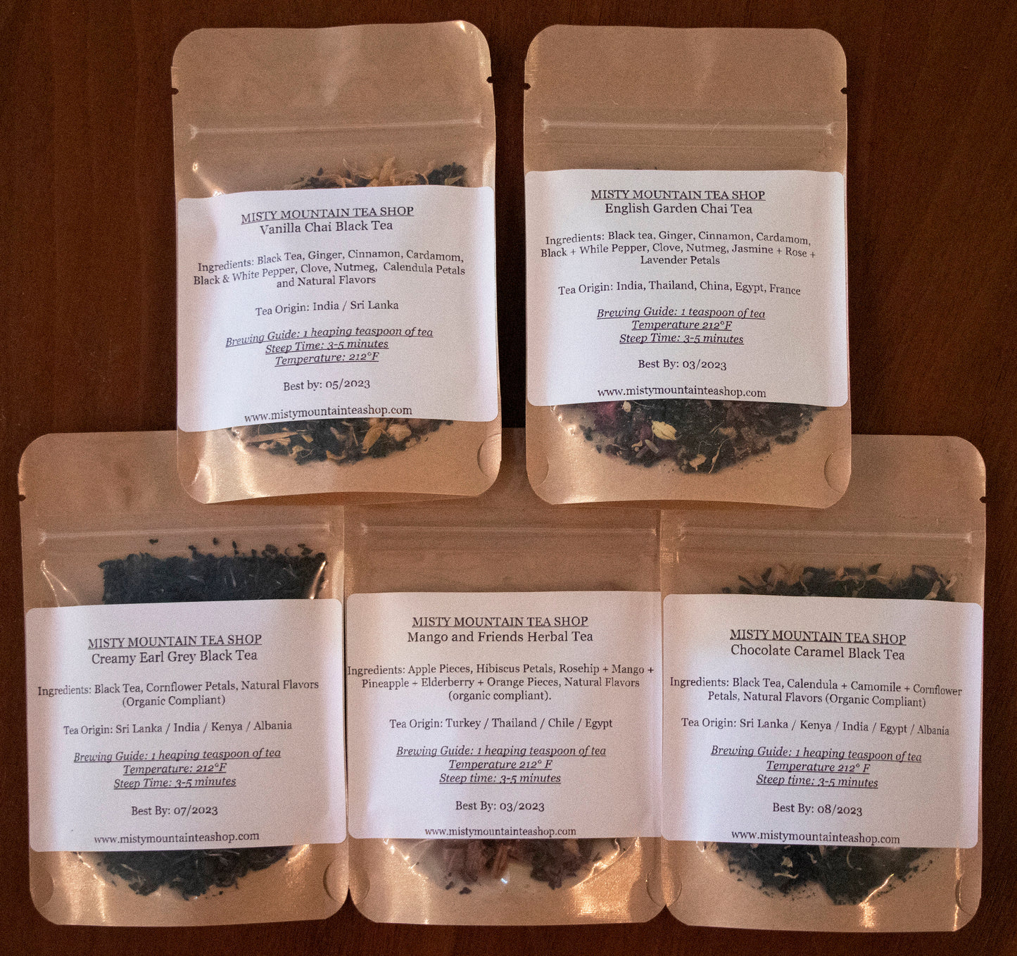 Create Your Own Tea Sample Set  Discounted Tea  Loose Leaf Tea  Tea Gift - DukeCityHerbs