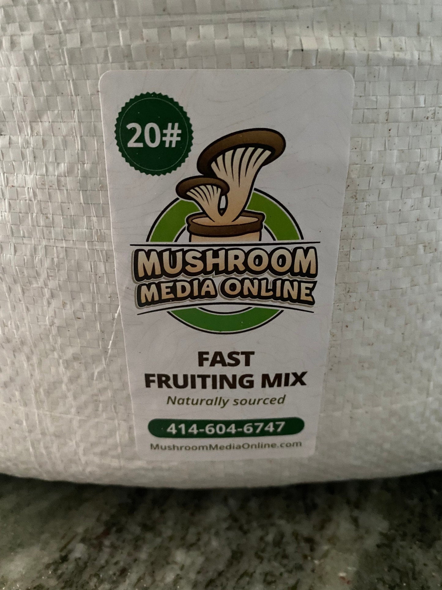 MUSHROOM GRAIN 2x2 lbs. (2) Sterilized Grain Spawn With Supplemented Oak Substrate (TWO 2 Pound Organic White Millet Seed With Supplemented Oak Substrate) - DukeCityHerbs